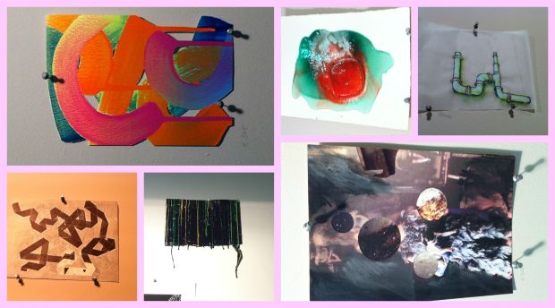 part of "Collateral Drawing" exhibition, Vassilis Avramidis, Bella Easton, Chris Hawtin, Iavor Lubomirov, Iris Plaitakis, Artemis Potamianou